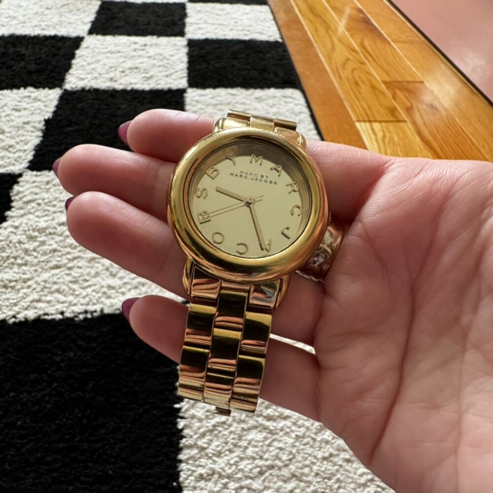 Vintage 2000s Marc by Marc Jacobs gold watch